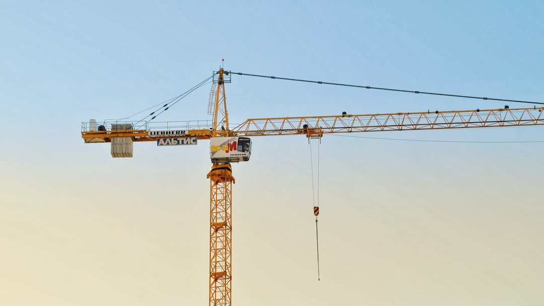 yellow crane tower