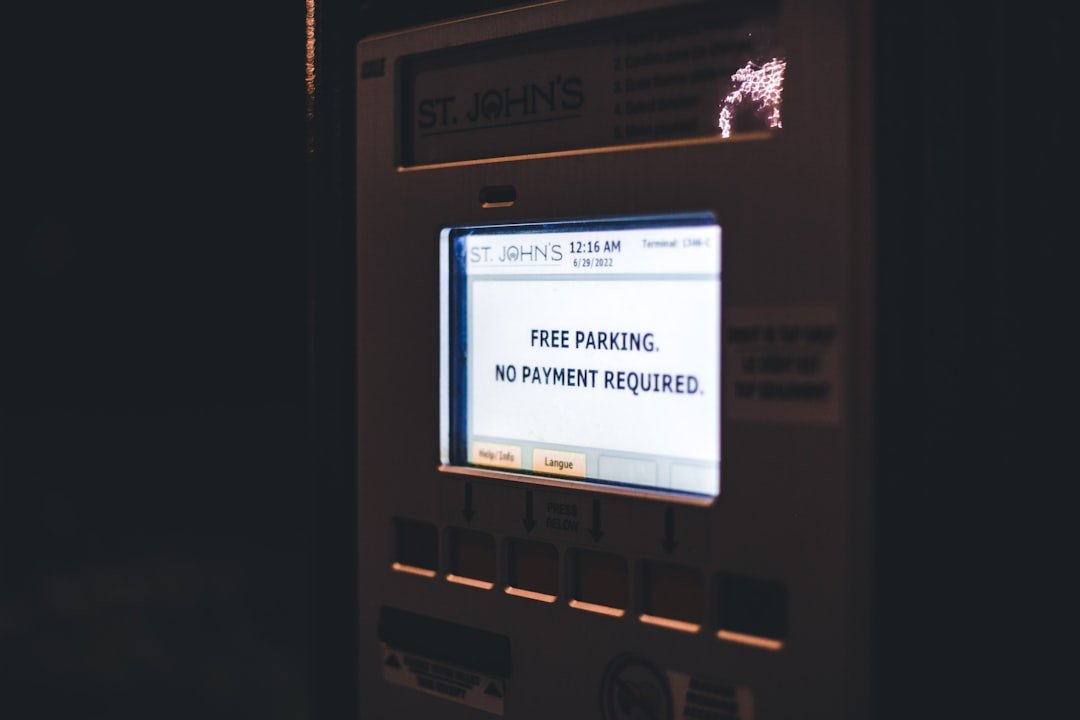 a screen on a machine