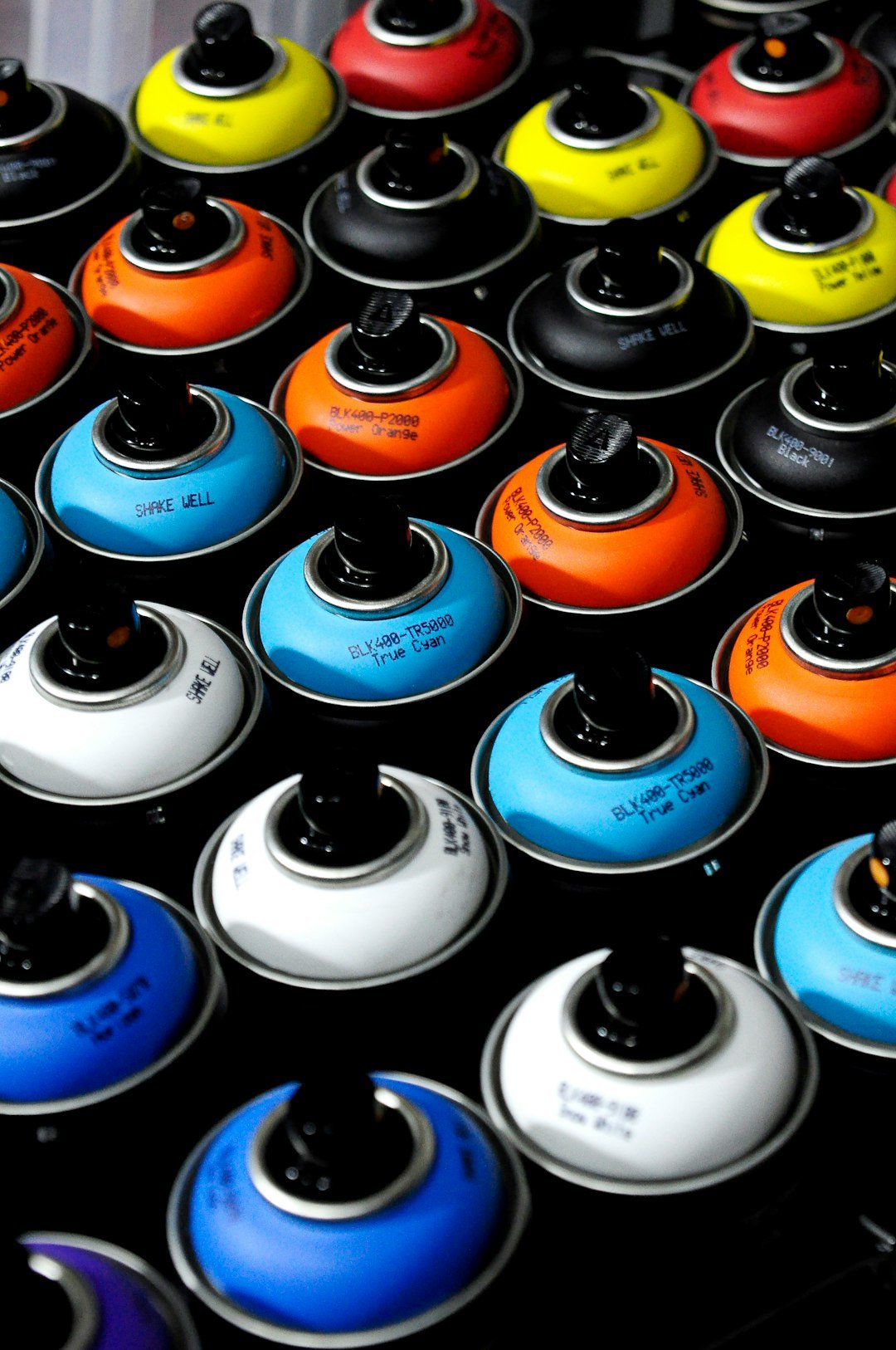 assorted spray bottles